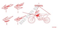 STICKERS (CRF250X4/5/6/7) for Honda CRF 250 X 2006