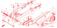 SWINGARM   CHAIN CASE for Honda CBF 1000 F ABS 2010