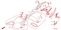 SINGLE SEAT (2) for Honda CBF 1000 F ABS 2010