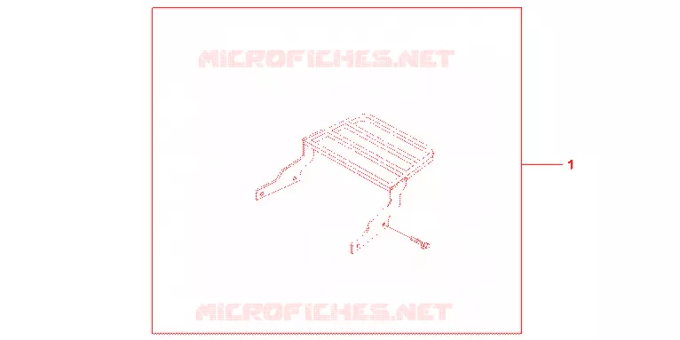 LUGGAGE RACK Honda MOTO 750 SHADOW 2003  VT750C1