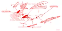 STICKERS for Honda CBF 125 2012