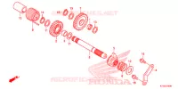 KICKSTARTER AXLE for Honda CBF 125 2012