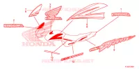 STICKERS for Honda CBF 125 2012