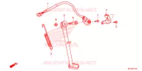 SIDE STAND for Honda NX4 FALCON 400 Fi 2013