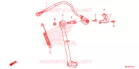 SIDE STAND for Honda NX4 FALCON 400 Fi 2014