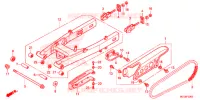 SWINGARM   CHAIN CASE for Honda NX4 FALCON 400 Fi 2014