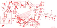 HANDLE PIPE/TOP BRIDGE (2) for Honda NX4 FALCON 400 Fi 2014