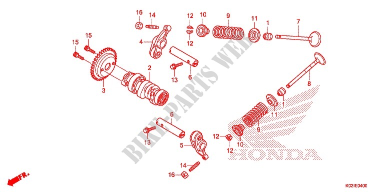 CAMSHAFT for Honda SH 150 DS ABS SPECIAL 5ED 2016