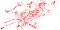 LEFT CRANKCASE for Honda SH 150 ABS SPECIAL 3ED 2016
