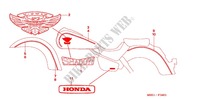 STICKERS (VT750C5,6,7/CA5,7) for Honda SHADOW VT 750 2007