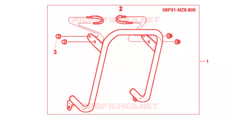 CHROME RADIATOR GUARD Honda MOTO 600 SHADOW 1999  VT600CX