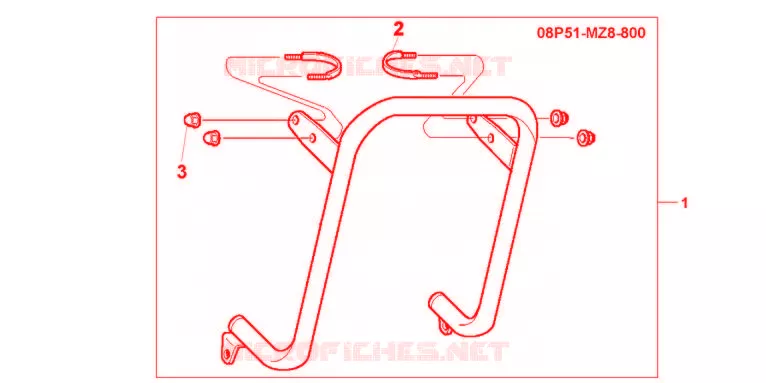 CHROME RADIATOR GUARD Honda MOTO 600 SHADOW 1999  VT600CX