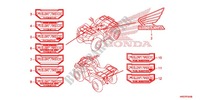 STICKERS for Honda FOURTRAX 420 RANCHER 4X4 ES 2016