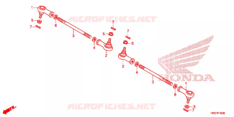TIE ROD Honda ATV 420 FOURTRAX 2016  TRX420FM2G