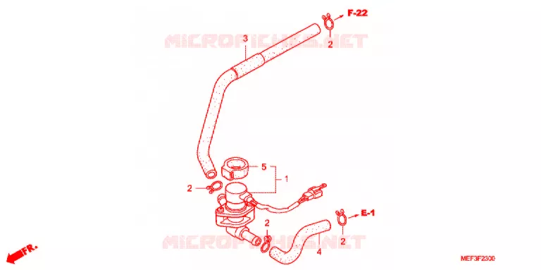 AIR INJECTION VALVE Honda SCOOTER 400 SILVERWING 2015  FJS400A9