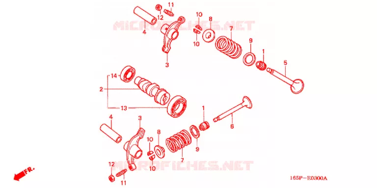 CAMSHAFT Honda MOTO 50 MONKEY 2003  Z50J3_MSP