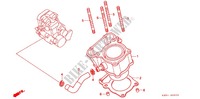 CYLINDER for Honda XL 250 DEGREE OVER SPEED 1991