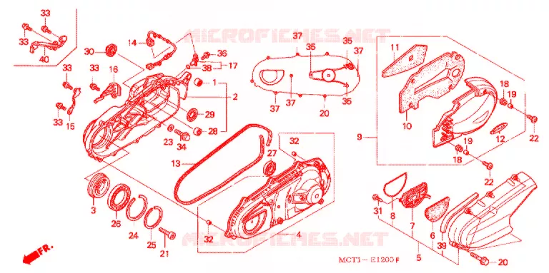 SWING ARM (FJS4002/3 FJS6001/2/3) Honda SCOOTER 600 SILVERWING 2003  FJS600A3_J