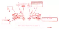 CAUTION LABEL (1) for Honda MONKEY 50 SP 2004