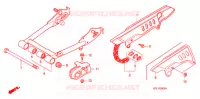 SWINGARM   CHAIN CASE for Honda MONKEY 50 SP 2004