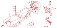 SINGLE SEAT (2) for Honda CBF 125 2012