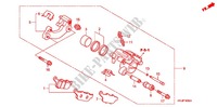 REAR BRAKE CALIPER (FES1253 5) (FES1503 5) for Honda PANTHEON 125 FES 2003