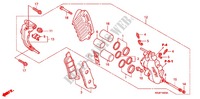 FRONT BRAKE CALIPER (FES1253 5) (FES1503 5) for Honda PANTHEON 125 FES 2003