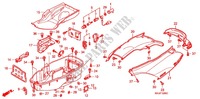 REAR COWL   LUGGAGE BOX (FES1253 5) (FES1503 5) for Honda PANTHEON 125 FES 2004