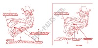STICKERS for Honda S WING 150 FES ABS 2007