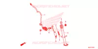 SIDE STAND for Honda CB 650 F TRICOLOR 2016