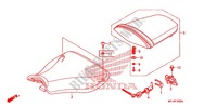 SINGLE SEAT (2) for Honda CBR 600 RR 2007