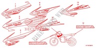 STICKERS ('05 '11) for Honda CRF 150 F 2007