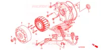 ALTERNATOR for Honda RUCKUS 50 BLACK 2007