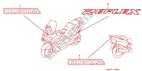 STICKERS for Honda REFLEX 250 ABS 2007