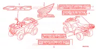 STICKERS for Honda FOURTRAX 420 RANCHER 4X4 Electric Shift 2007