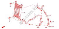 OIL COOLER for Honda FOURTRAX 680 RINCON GPS RED 2007