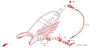 SINGLE SEAT (2) for Honda VFR 800 INTERCEPTOR RED 2007