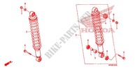 REAR SHOCK ABSORBER (2) for Honda FOURTRAX 500 FOREMAN 4X4 Electric Shift, Power Steering 2009
