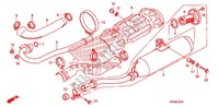 EXHAUST MUFFLER (2) for Honda FOURTRAX 500 FOREMAN 4X4 Power Steering, CAMO 2009
