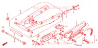 SWINGARM   CHAIN CASE for Honda NXR 150 BROS KICK START 2010