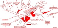 STICKERS (2) for Honda CBR 1000 RR VICTORY RED 2011