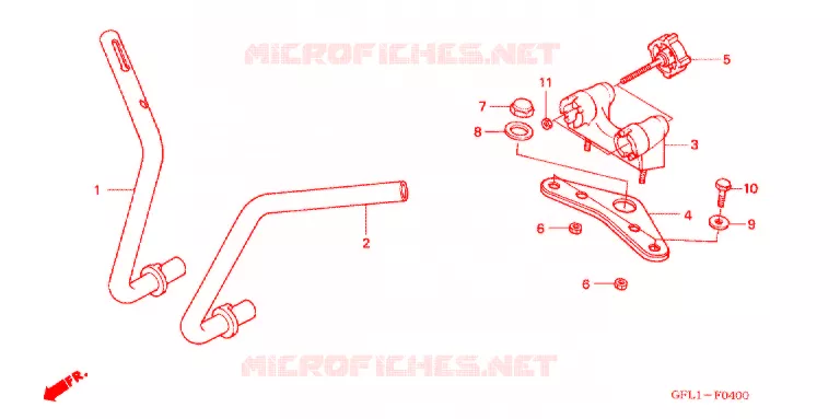 HANDLE PIPE/TOP BRIDGE (2) Honda MOTO 50 MONKEY 2017  Z50JC_M