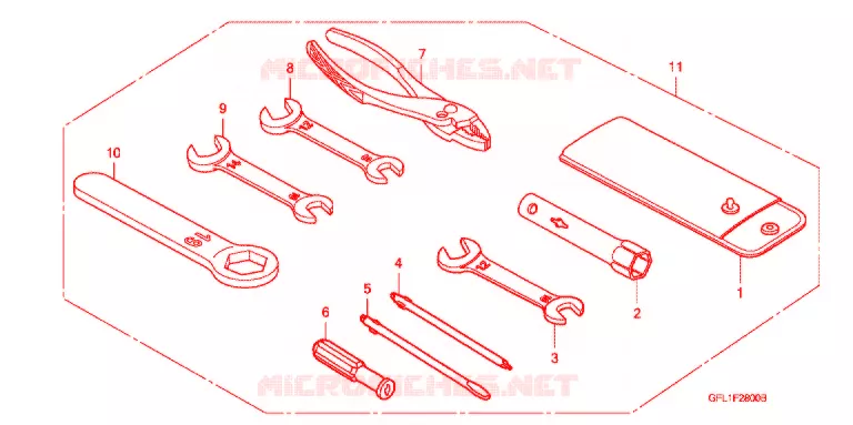 TOOLS - BATTERY BOX Honda MOTO 50 MONKEY 2012  Z50JC_M