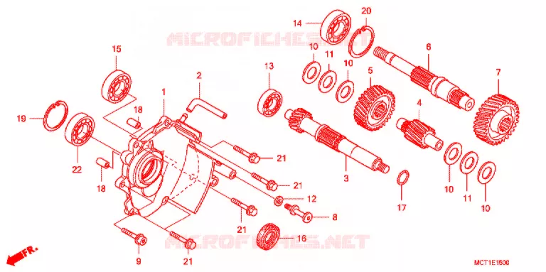 GEARBOX Honda SCOOTER 400 SILVERWING 2003  FJS400A3