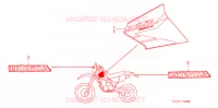 STICKERS for Honda XR 250 R 2004
