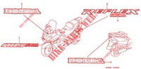 STICKERS for Honda REFLEX 250 2003