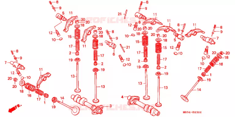 CAMSHAFT Honda MOTO 800 PC800 1996  PC800T
