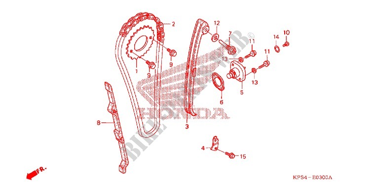 CAM CHAIN   TENSIONER for Honda CRF 230 F 2006