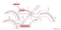 STICKERS for Honda SHADOW VT 750 AERO Kumamoto factory 2006