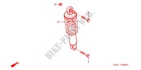 REAR SHOCK ABSORBER (2) for Honda 50 GYRO CANOPY DECK TYPE 1992